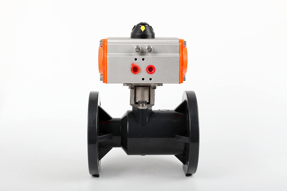 凤山气动法兰一体球阀